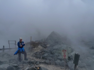 地獄谷。ここから温泉が噴き出している